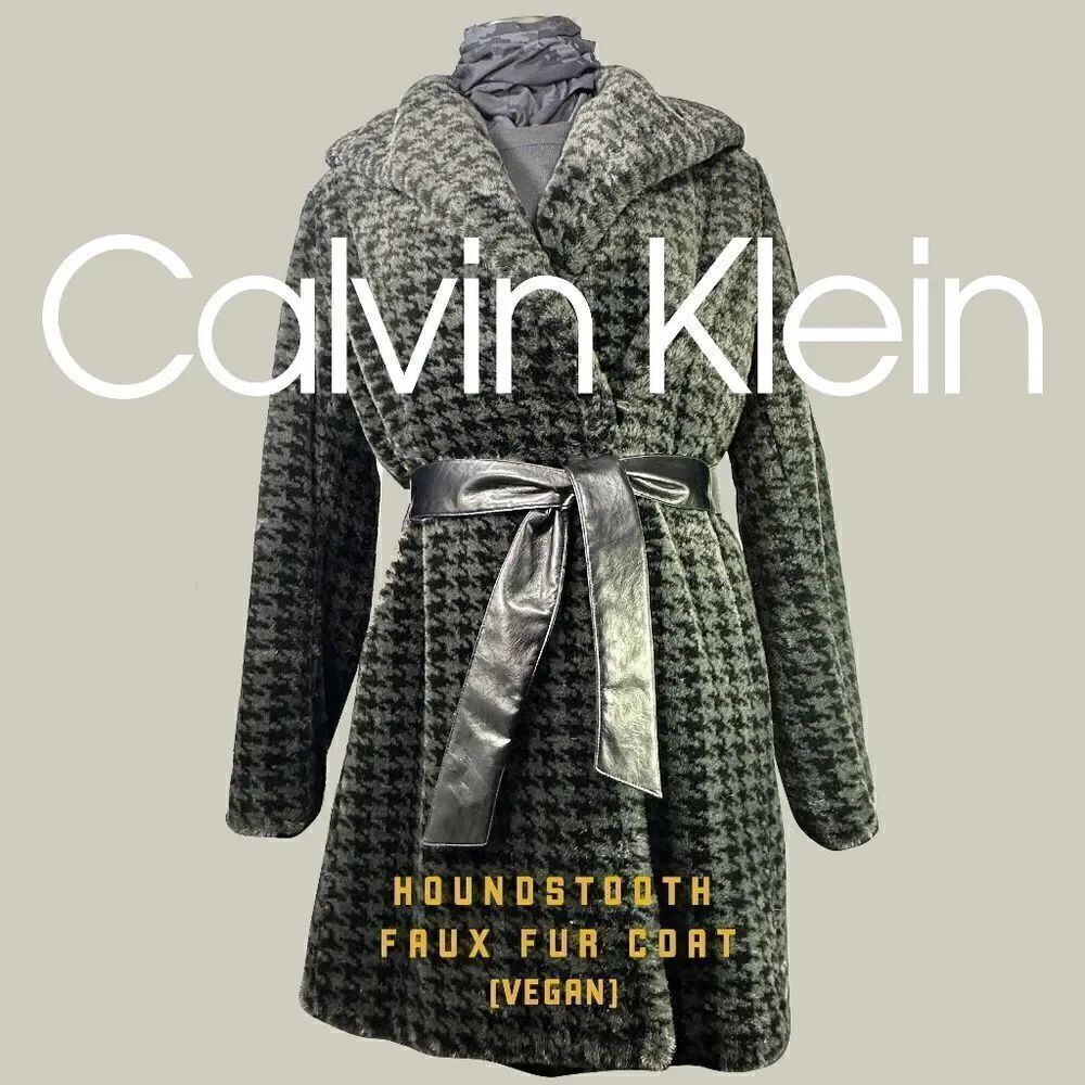CALVIN KLEIN® – VEGAN FUR COAT – M